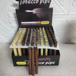 78mm metal one hitter pipe grain of wood